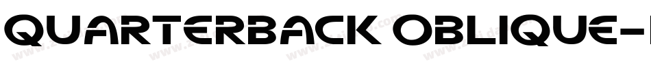 Quarterback Oblique字体转换